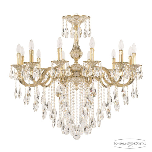 Подвесная люстра Bohemia Ivele Crystal Verona 72101/12/300 B GW