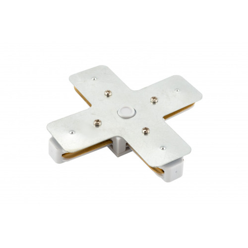 Коннектор Х-образный Denkirs DK Track White TR1104-WH