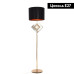 Торшер Lumina Deco Fabi LDF 5529 F.GD+BK