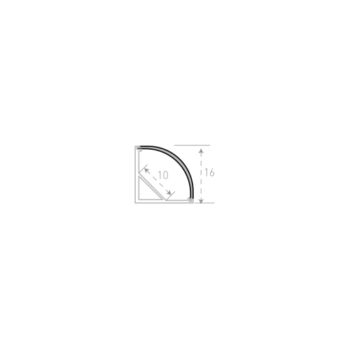 Профиль алюминиевый SWG SF-1616 000086