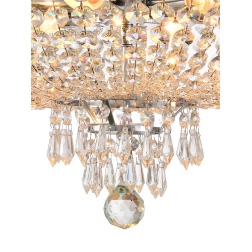 Люстра на штанге Natali Kovaltseva ROCOCO 81407/6C CHROME