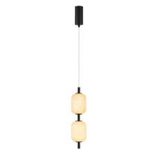 Подвесной светильник Arlight SP-CARAMELA-HANG-R120-7W Warm2700 (BK, 300 deg, 230V) (IP20, Натуральный шелк) 056886
