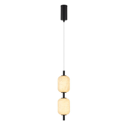 Подвесной светильник Arlight SP-CARAMELA-HANG-R120-7W Warm2700 (BK, 300 deg, 230V) (IP20, Натуральный шелк) 056886