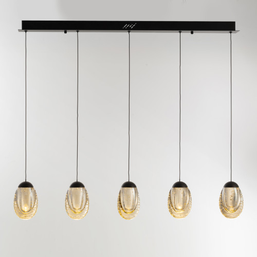 Подвесной светильник Delight Collection MD25090022-5B matt black/champagne Подвесной светильник Delight Collection MD25090022-5B matt black/champagne