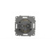 Розетка с заземлением ELBI Zena Vega 609-012500-217