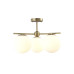 Люстра на штанге Crystal Lux FELIZ SP-PL3 BRONZE/WHITE