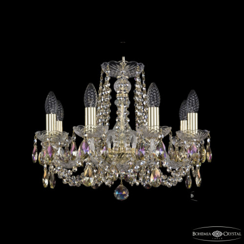 Подвесная люстра Bohemia Ivele Crystal 1402/8/160 G R801
