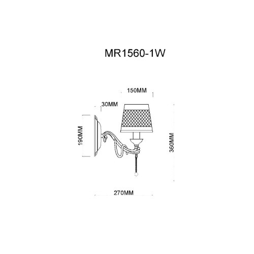 Бра MyFar Dana MR1560-1W