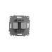 Розетка компьютерная + TF. (Cat 6) ELBI Zena Vega 609-015600-249