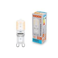Светодиодная лампа WOLTA 5Вт 6500K G9 матовая WSTD-JCD-5W6KG9-P