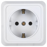 Розетка двойная 2П+3 General Альфа 477007