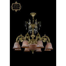 Подвесная люстра Art Classic 31.14.8.KR175SP.250IT.G.Sp.Amber.White.1B