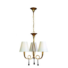 Подвесная люстра Mantra Paola Painted Gold 3542