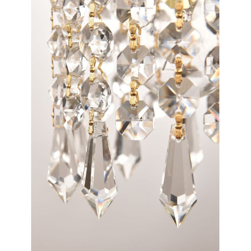 Подвесной светильник Bohemia Ivele Crystal 14781P/11 G Drops Подвесной светильник Bohemia Ivele Crystal 14781P/11 G Drops