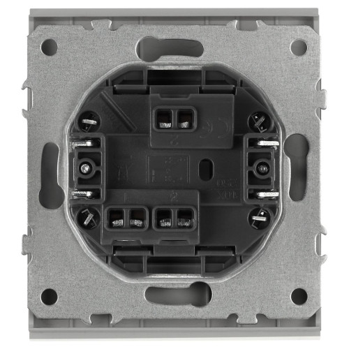 Переключатель Эра Arktik 16-1103-03 10АХ-250В алюминий Б0070336