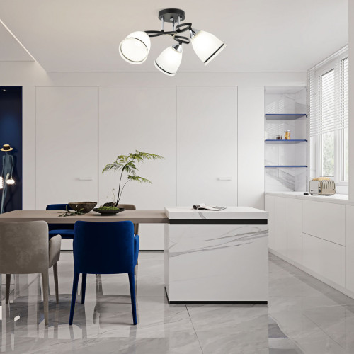 Потолочная люстра Arte Milano Amalfi 325885/3A BK+CR