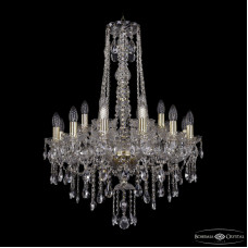 Подвесная люстра Bohemia Ivele Crystal 1415/12+6/220/h-86 G