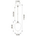 Подвесной светильник Arte Lamp Freddie A2232SP-1PB
