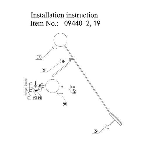 Настенный светильник Kink Light Некси 09440-2,19(3000K)