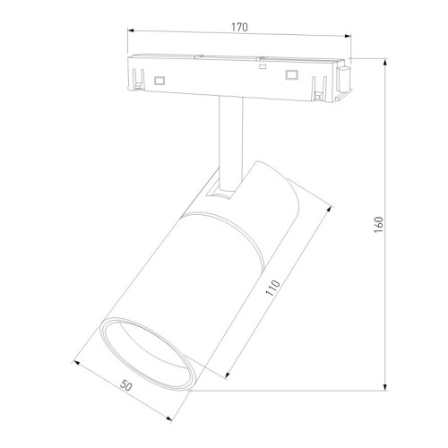 Трековый светильник Elektrostandard Slim Magnetic 4690389178870