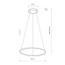 Подвесной светильник Nowodvorski Circolo Led M Silk Oliv E 11403