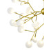 Подвесная люстра Natali Kovaltseva GRACE 75128/6C GOLD SATIN