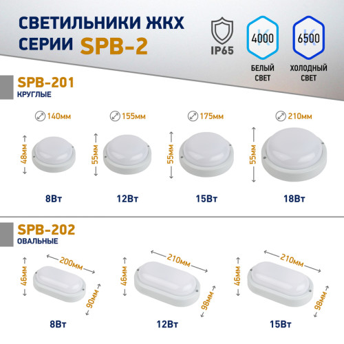 Настенно-потолочный светильник Эра SPB-201-0-65K-018 Б0054580