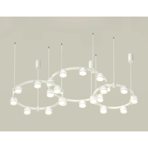 Комплект подвесного светильника Ambrella Light Techno Ring XR92082210 (A9208x3, C9241, C9236, C9231, N8477, N8461)