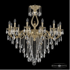 Подвесная люстра Bohemia Ivele Crystal Verona 72401/12/360 B G FS2B