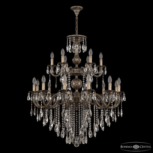 Подвесная люстра Bohemia Ivele Crystal AL79101/12+6/300/2D B SGB