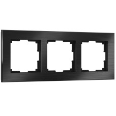 Рамка Werkel Aluminium на 3 поста черный алюминий W0031708 4690389158100