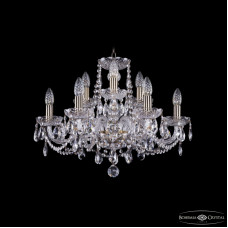 Подвесная люстра Bohemia Ivele Crystal 1402/6+3/195 Pa