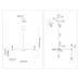 Люстра на штанге Ambrella Light High Light Ceramo Modern LH53306