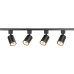 Трековый однофазный светильник (4 шт.) Эра TR70-SET4-GU10-BK Б0063956