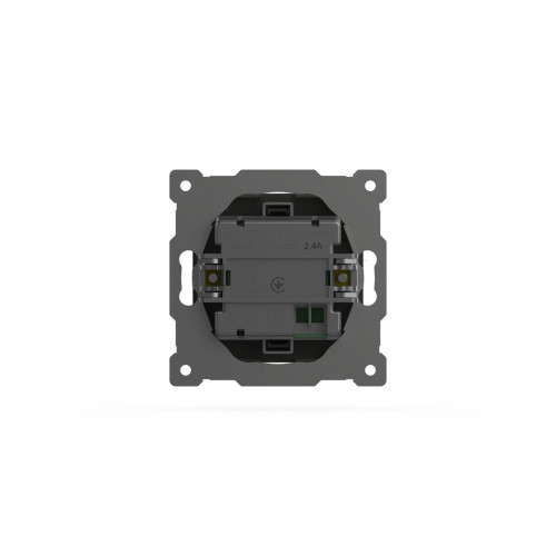Розетка USB 5V 2,1A 2-я ELBI Zena Vega 609-011100-143