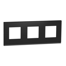 Рамка 3-постовая Schneider Electric Unica New NU600687