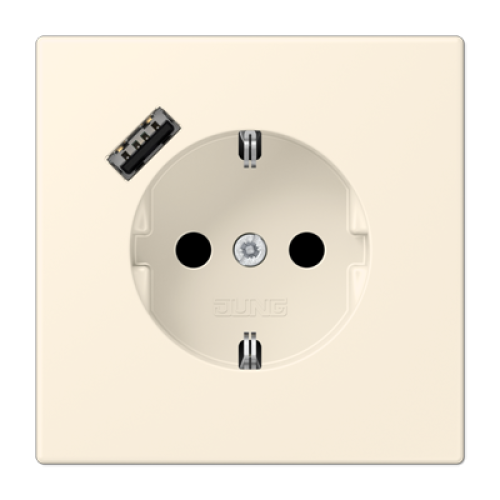 Розетка 2K+З USB Typ A Jung LC1520-18A245