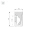 Силиконовый профиль Arlight WPH-FLEX-1018-SIDE-S10-20m WHITE 041089