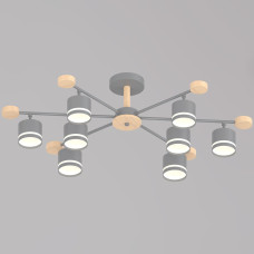 Люстра на штанге Reluce 78730-0.3-08 GX53 GREY+WOOD