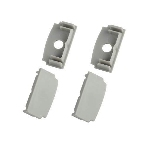 Набор заглушек Эра 6114-3 для профиля 6114 2шт глухие 2шт с отверстием