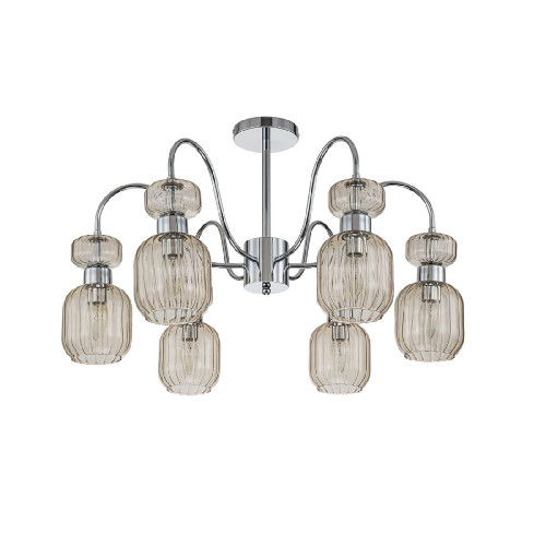 Люстра на штанге Escada Gloss 1141/6PL Chrome/Beige Люстра на штанге Escada Gloss 1141/6PL Chrome/Beige