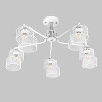 Люстра на штанге IMEX MD.4252-5-S-WH+CH