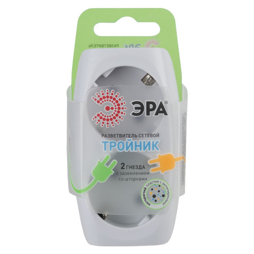 Разветвитель электрический Эра SP-2e-W C0045528