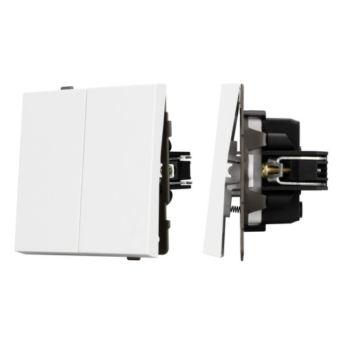 Механизм выключателя управления шторами Arlight SWT-TENDO-MKR2-PL-WH (230V, 10A) 054138 Механизм выключателя управления шторами Arlight SWT-TENDO-MKR2-PL-WH (230V, 10A) 054138
