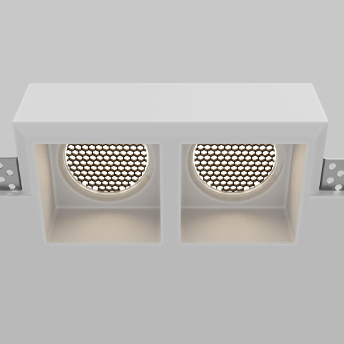 Встраиваемый светильник Maytoni Technical Gyps Modern DL131-GU10-02-W