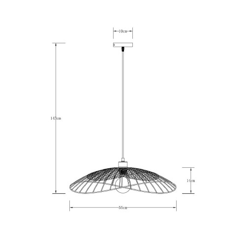 Подвесной светильник Arte Lamp Woodstock A7061SP-1BK