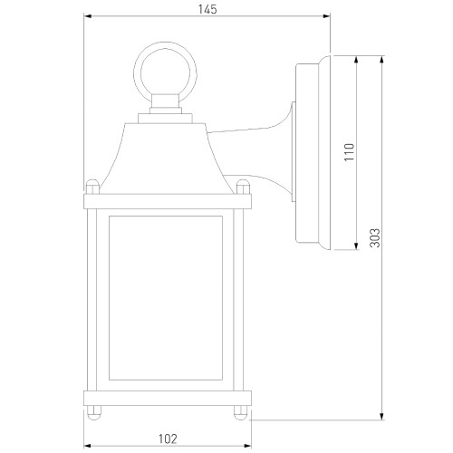 Уличный настенный cветильник Elektrostandard 1008D Brick белый 4690389106767