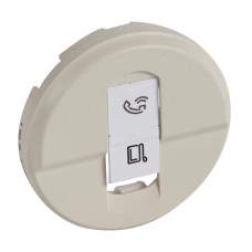 Лицевая панель Legrand Celiane розетки компьютерной RJ45 слоновая кость 066235