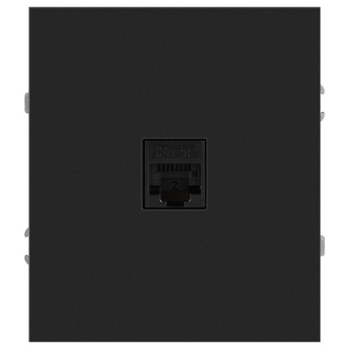 Розетка Эра Arktik 16-3107-05 информационная RJ45 антрацит Б0070478 Розетка Эра Arktik 16-3107-05 информационная RJ45 антрацит Б0070478