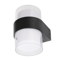 Уличный настенный светильник Uniel ULU-P22B-2x5W/4000K IP65 BLACK UL-00010516
